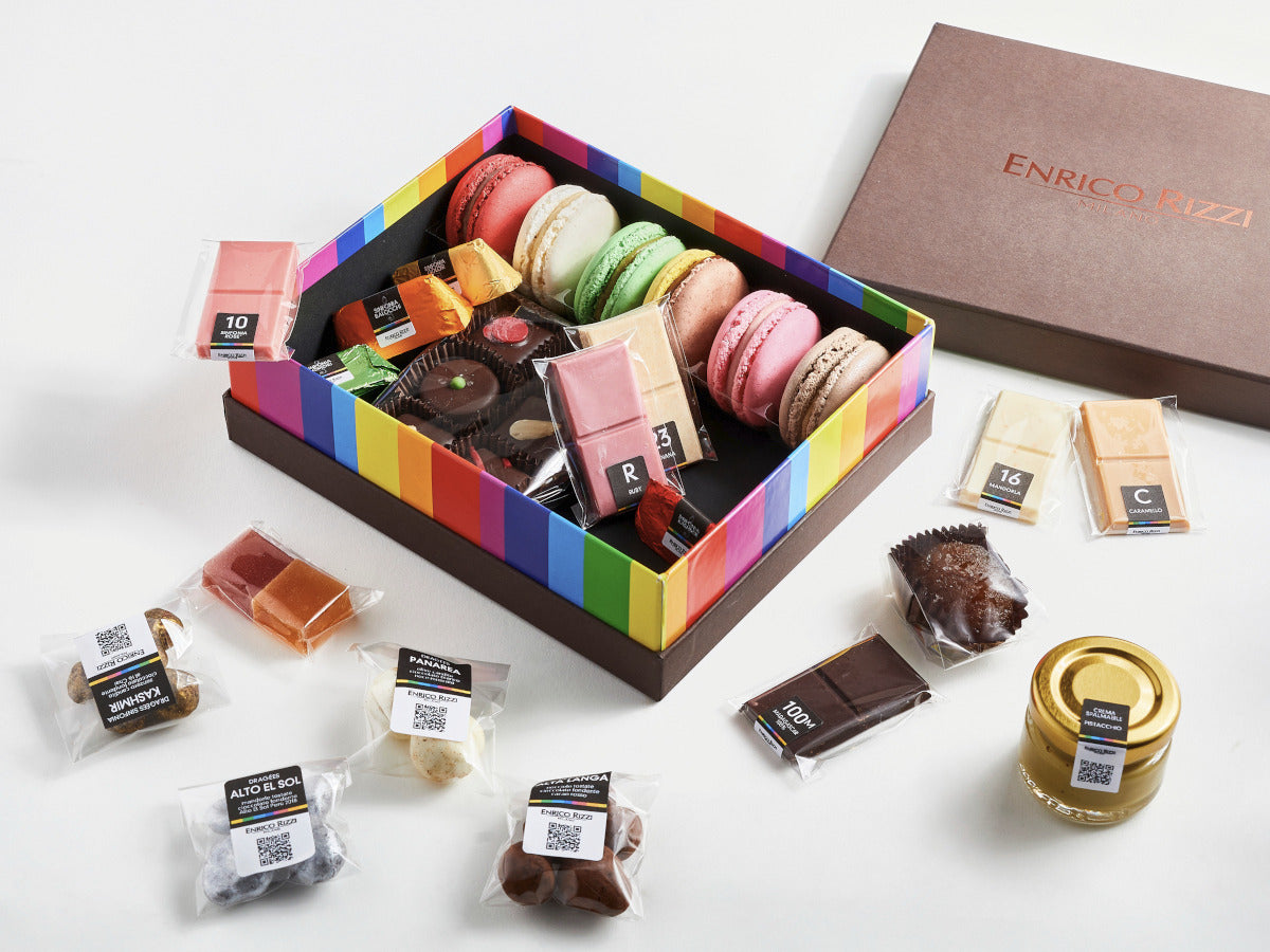 Forniture per hotel di lusso: macarons e praline personalizzati