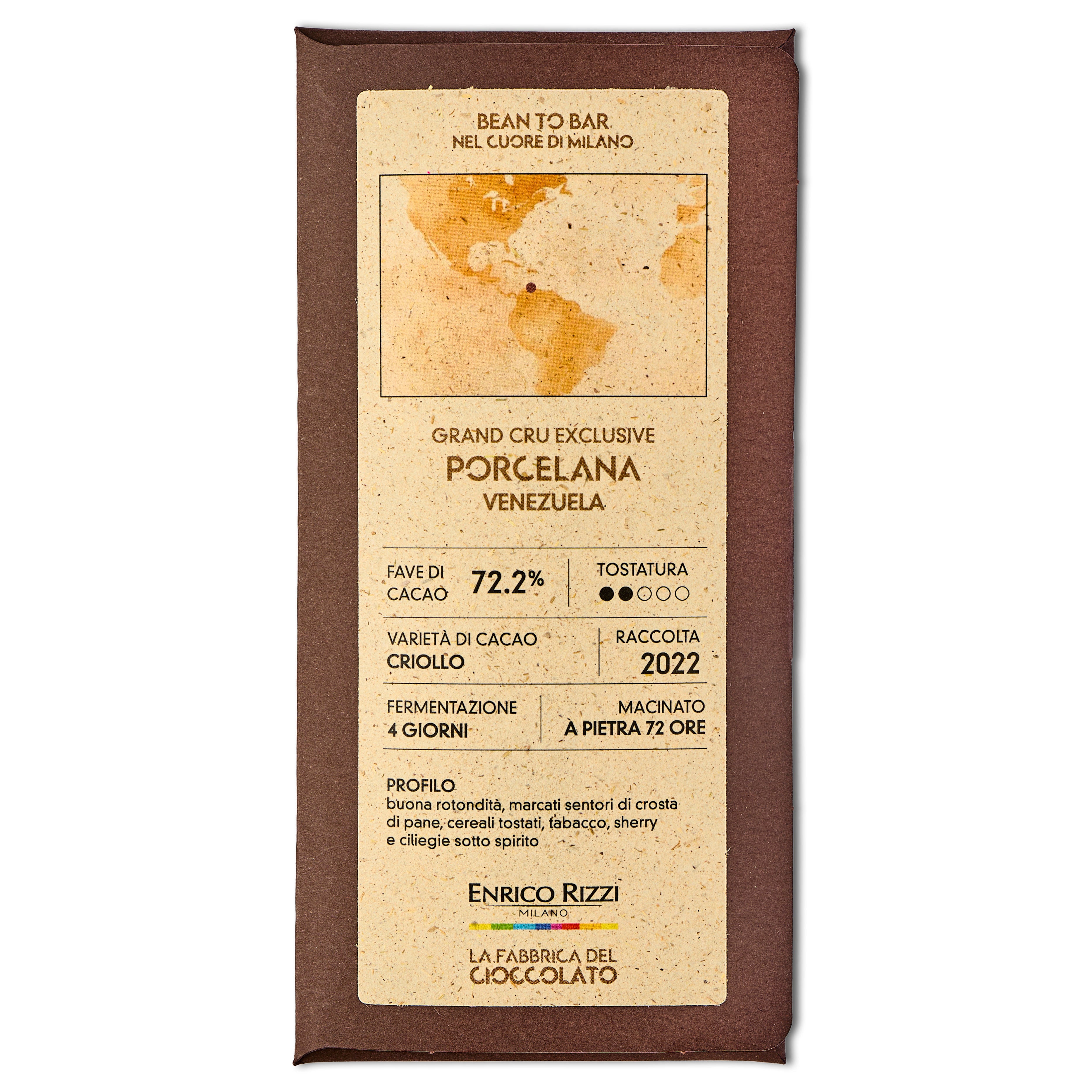 Porcelain 72.2% Venezuela Dark Chocolate Bar