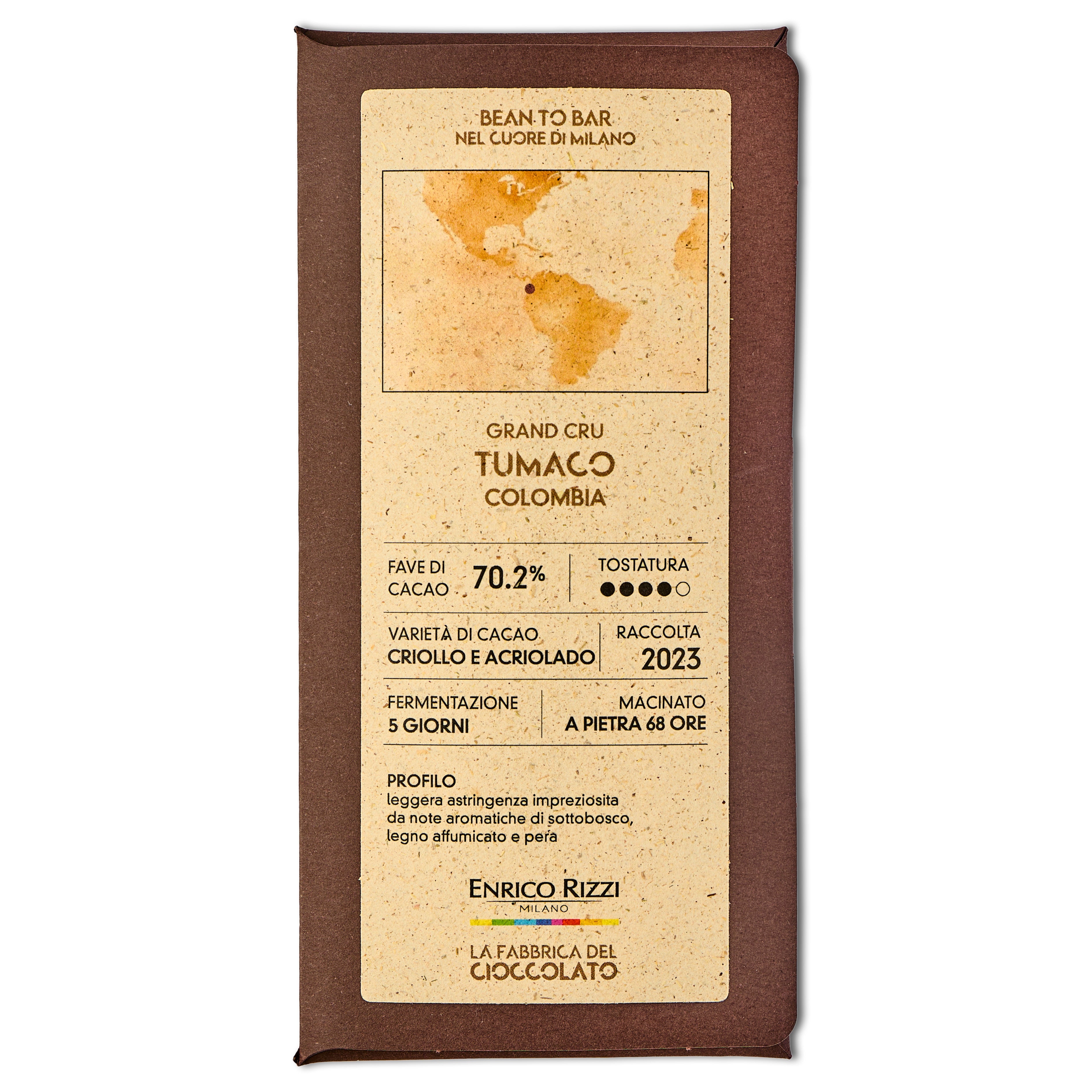 Tumaco 70.2% Colombia Chocolate Bar