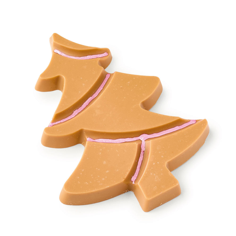 Alberello piatto al Cioccolato Gold al caramello