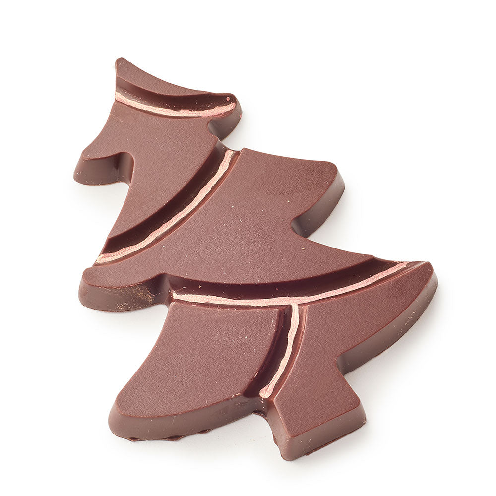 albero di cioccolato piatto