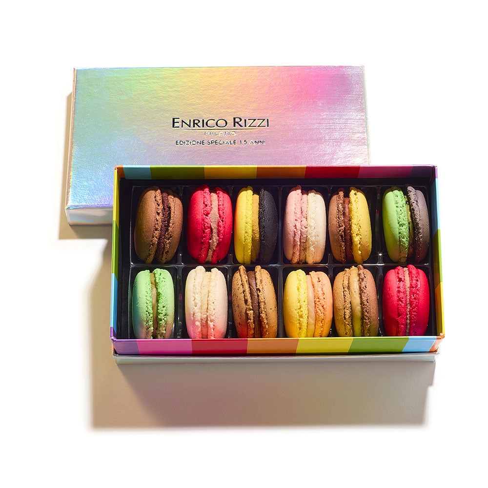 Cofanetto 12 macarons Edizione Speciale 15 anni
