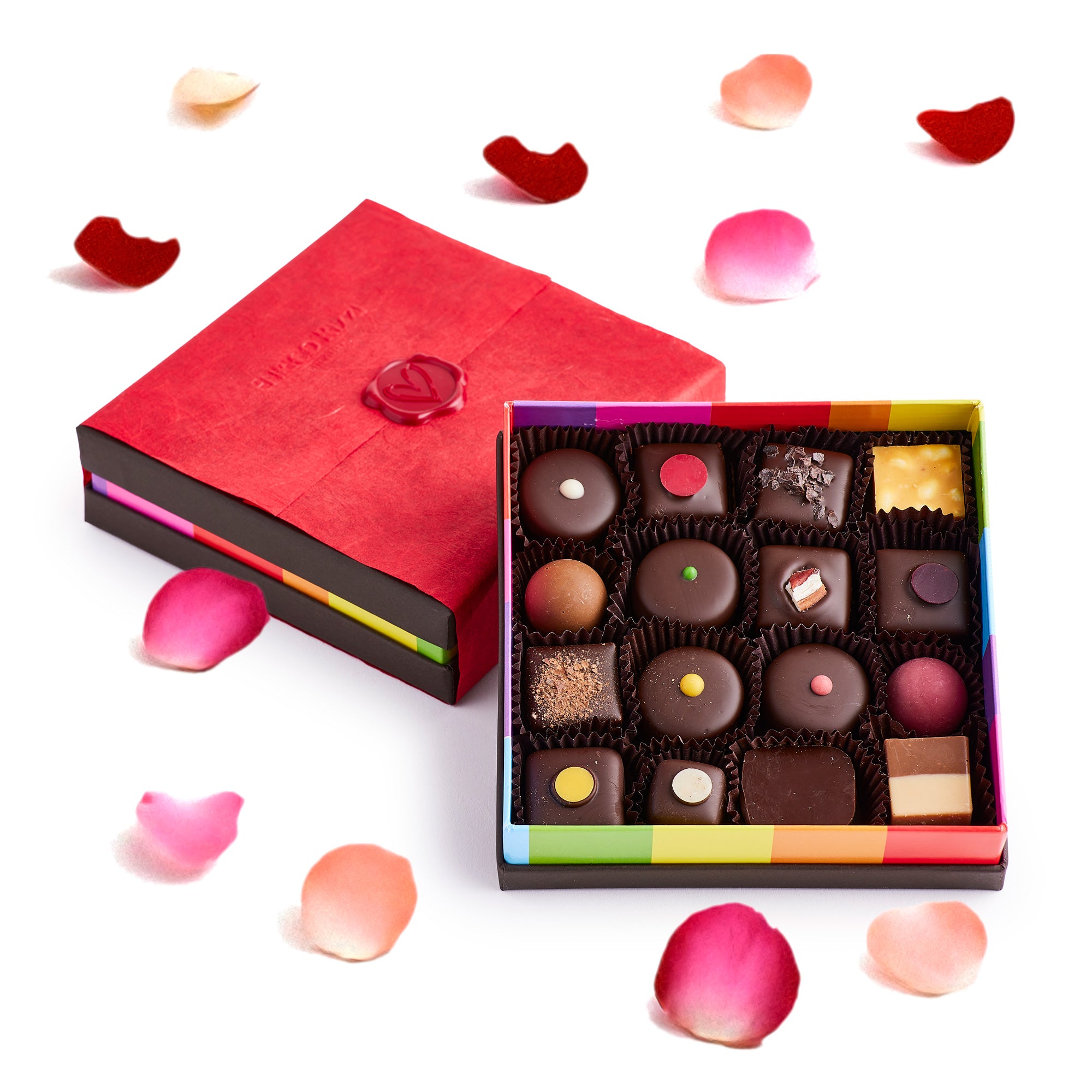 Cofanetto 16 praline San Valentino